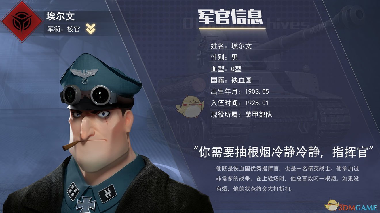《戰(zhàn)爭公約：王牌使命》指揮官埃爾文介紹