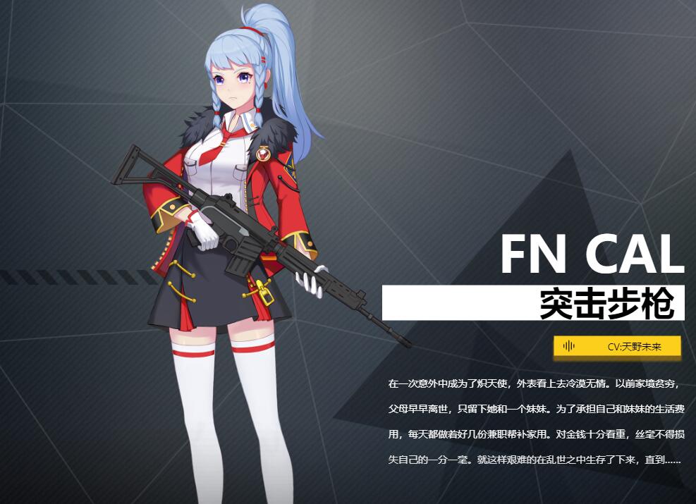 《銀翼計劃》突擊步槍FNCAL角色介紹