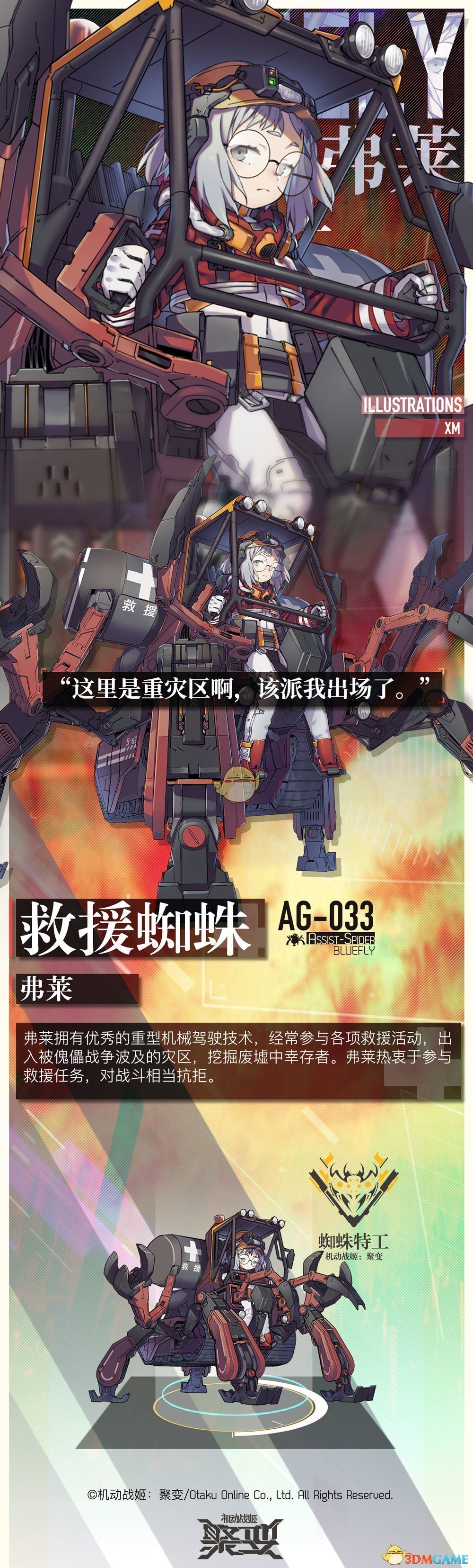 《機(jī)動(dòng)戰(zhàn)姬：聚變》弗萊介紹