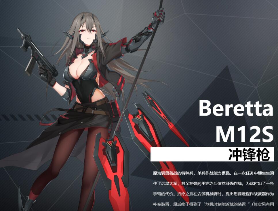《銀翼計劃》沖鋒槍BerettaM12S角色介紹