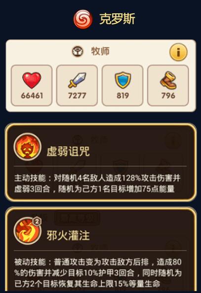 《放置奇兵》克羅斯圖鑒