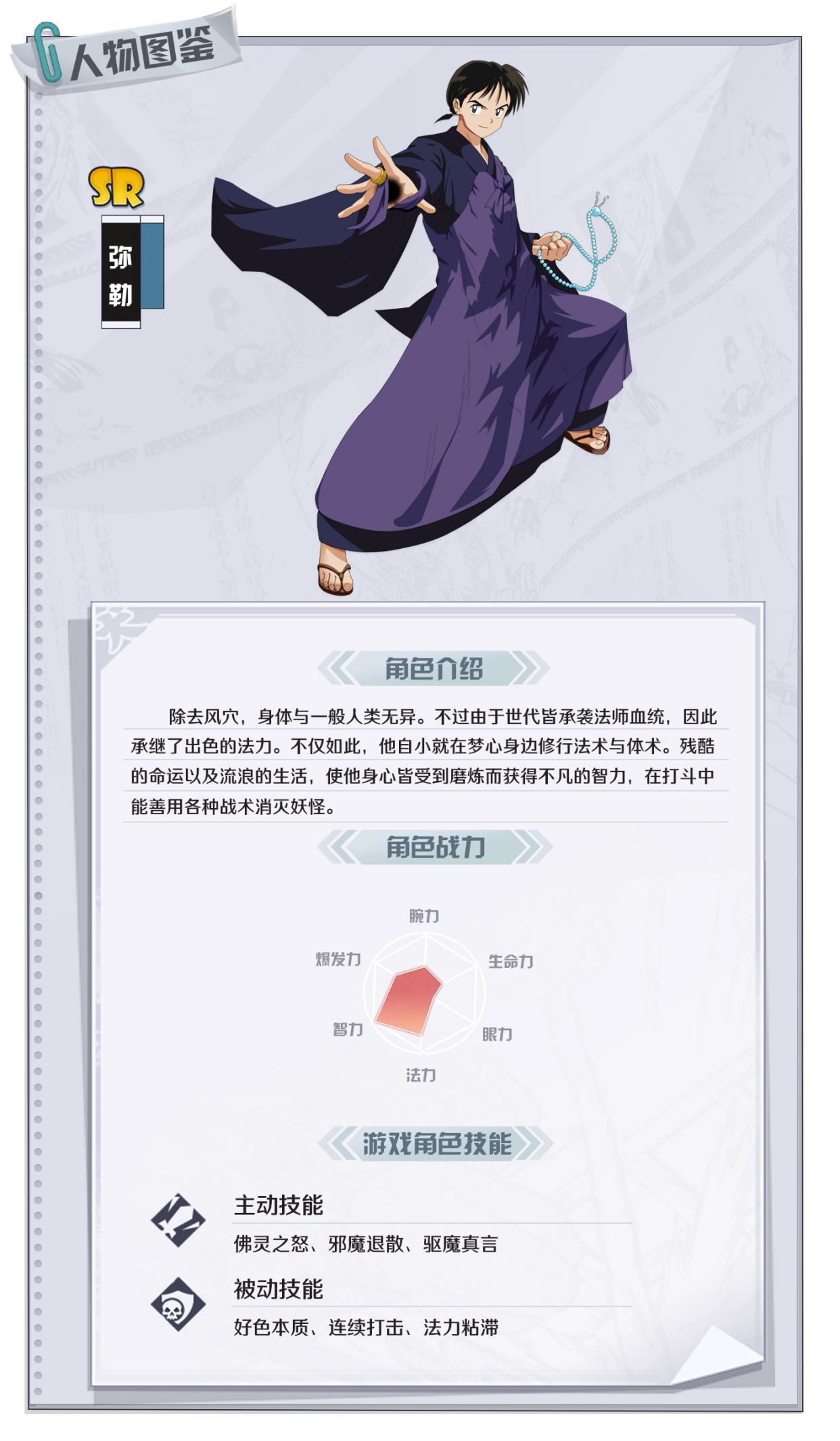 《犬夜叉：覺醒》彌勒?qǐng)D鑒