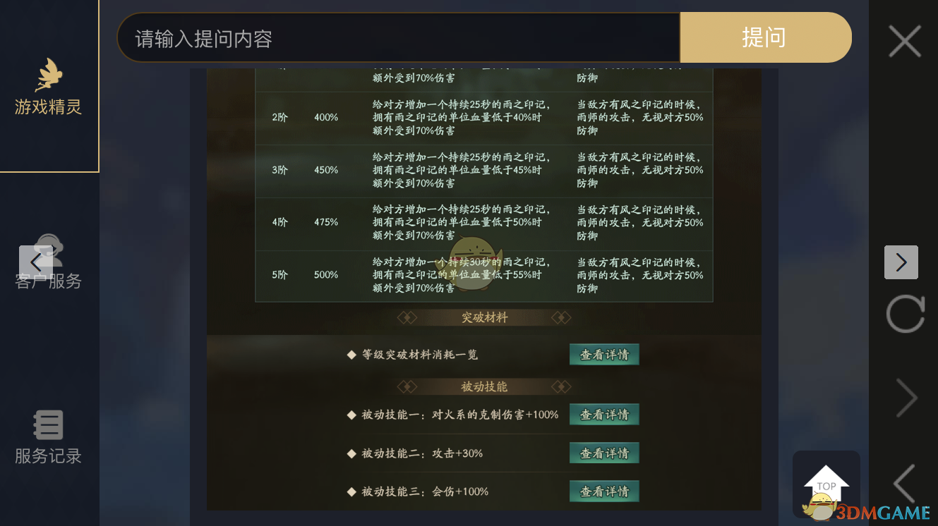 《神都夜行錄》妖靈雨神圖鑒