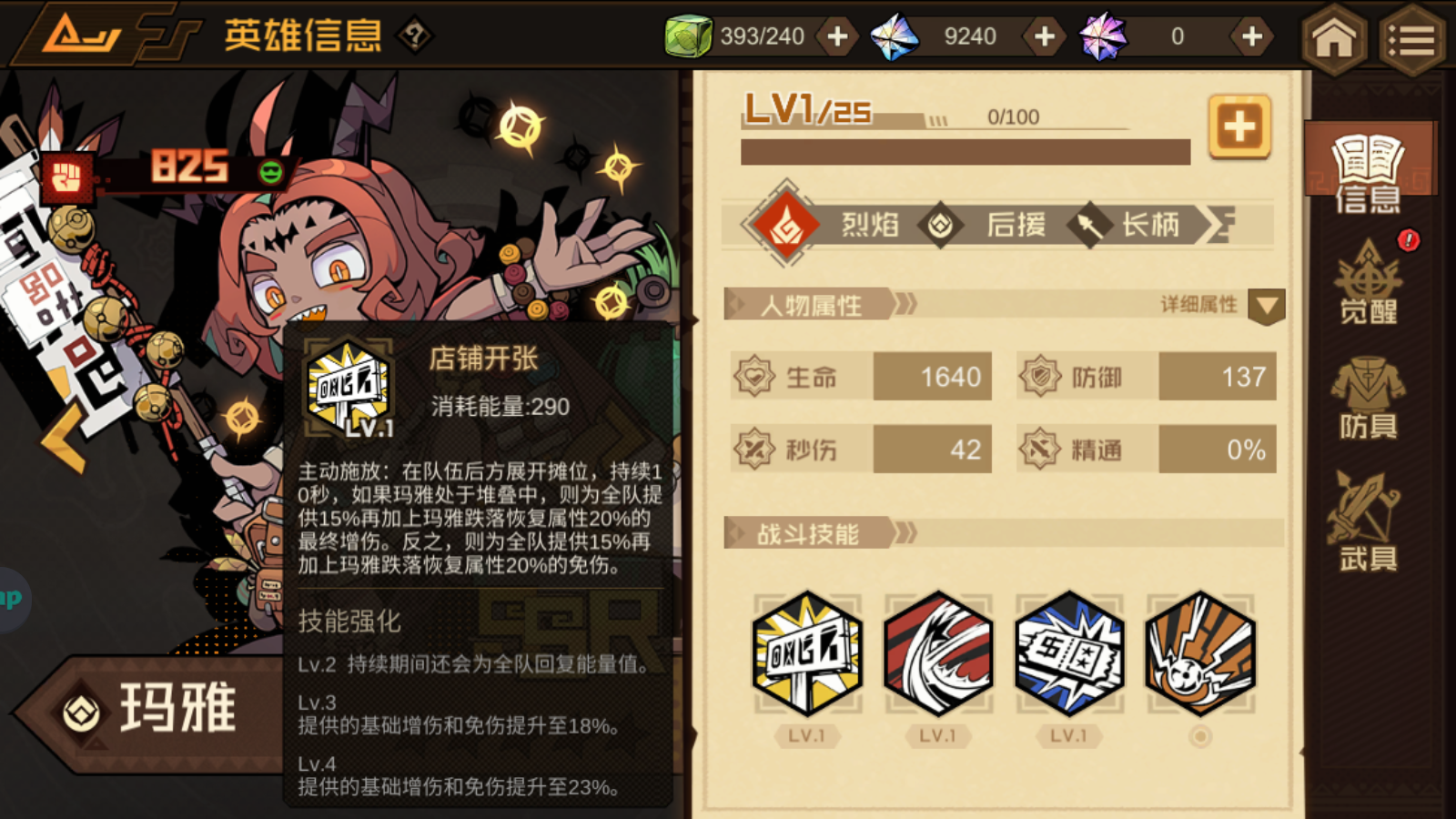 《疊入深淵》瑪雅角色技能圖鑒