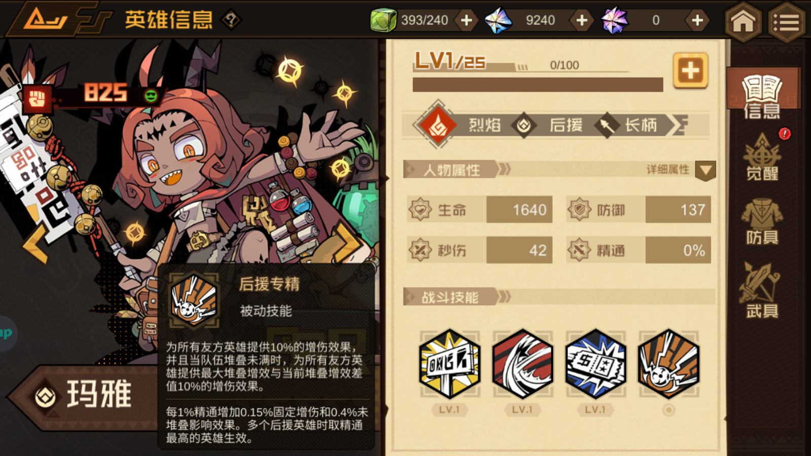 《疊入深淵》瑪雅角色技能圖鑒