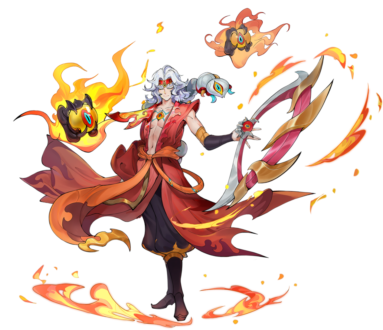 《翻滾吧天神》百眼魔君圖鑒