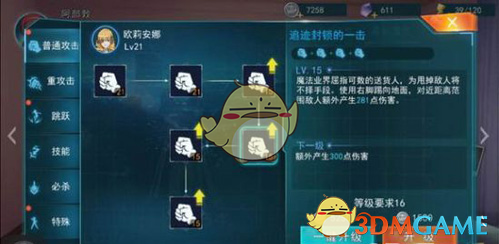《魔法禁書目錄》歐莉安娜屬性圖鑒介紹