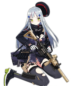 《少女前線》HK416圖鑒
