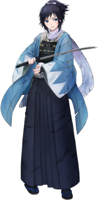 大和守安定受傷立繪