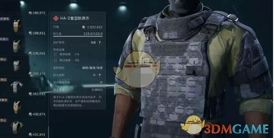 《三角洲行動》s3六級甲選擇推薦