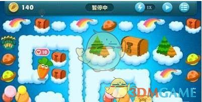 《保衛(wèi)蘿卜1》挑戰(zhàn)主題第1關金蘿卜攻略