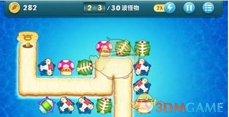《保衛(wèi)蘿卜1》深海主題第3關金蘿卜攻略