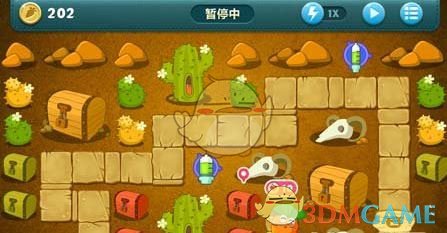 《保衛(wèi)蘿卜1》沙漠主題第2關(guān)金蘿卜攻略