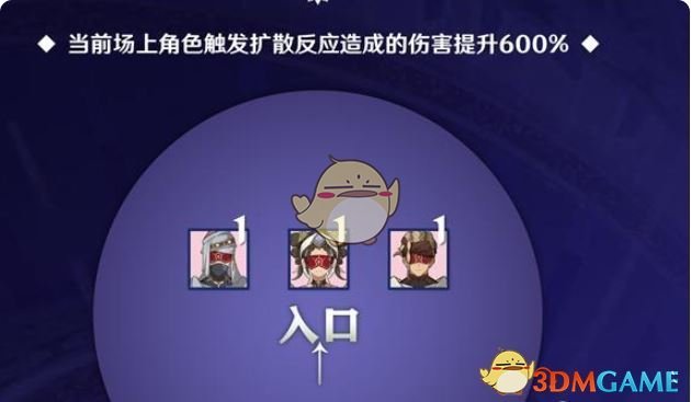 《原神》5.4版本深淵12層第1間滿星速通攻略