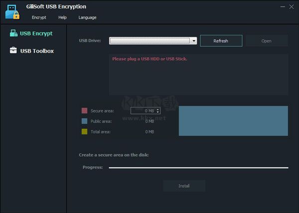 gilisoft usb encryption