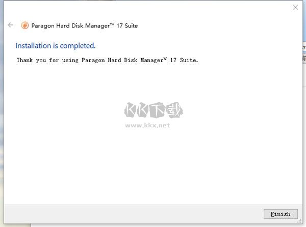 Paragon Hard Disk Manager 17免費版