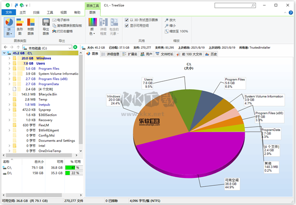 TreeSize（磁盤數(shù)據(jù)管理工具）