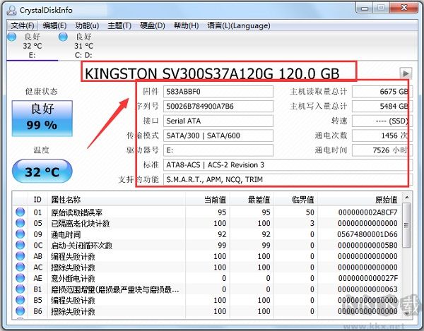 CrystalDiskInfo-硬盤檢測(cè)工具