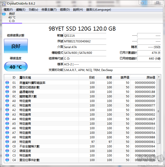 CrystalDiskInfo獨(dú)立版中文版