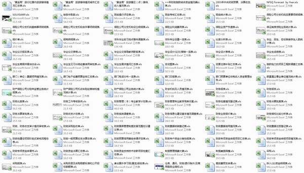 971種Excel電子表格模板