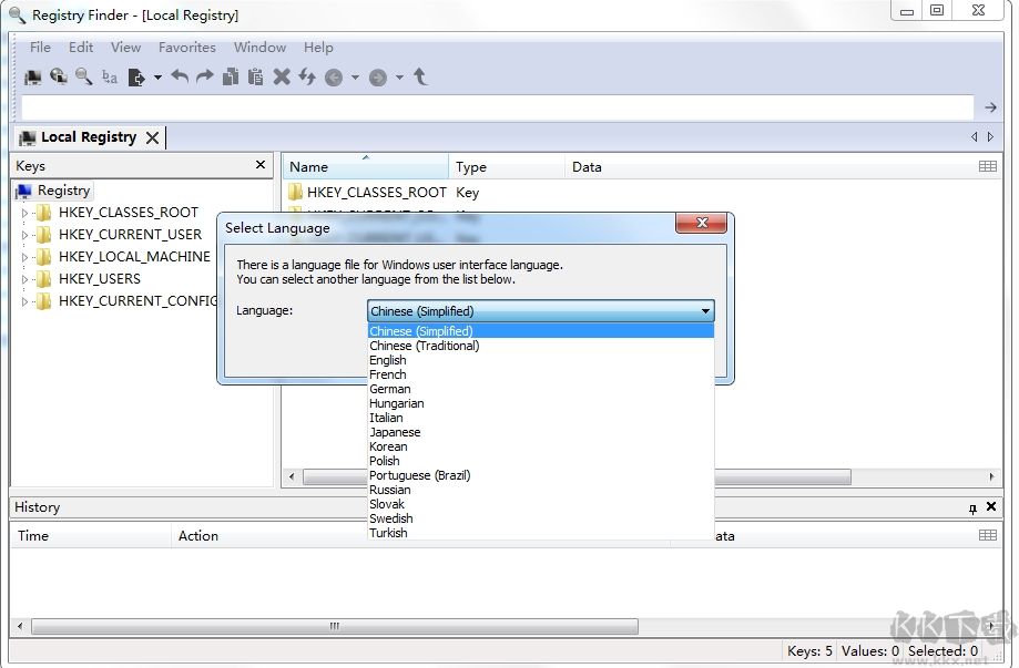 注冊表管理工具 Registry Finder