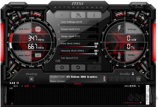 微星顯卡超頻工具 (MSI Afterburner) v4.6.4 官方中文版
