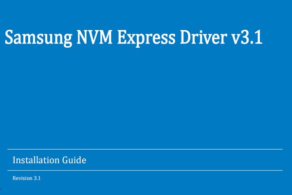 Samsung NVM Express SSD Driver v3.1 官方版