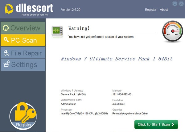 DLLEscort v2.6.20 綠色破解版