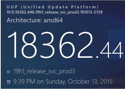 Win10 1903累積更新KB4522355版本18362.449