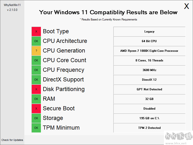 WhyNotWin11 v2.2.4 Green Edition