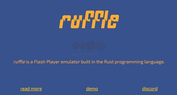 Ruffle（Flash Player模擬器）