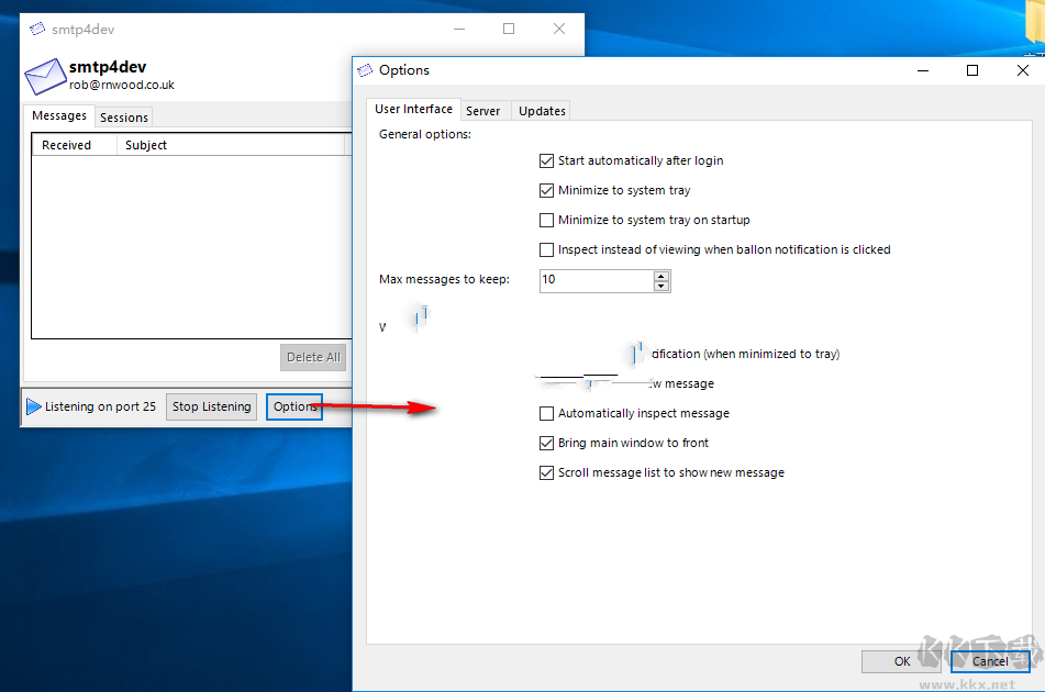 Smtp4dev SharePoint(郵件檢測(cè)工具)