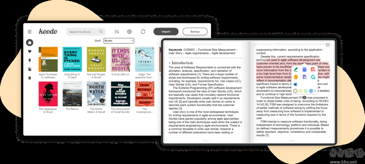 Koodo Reader（跨平臺電子書閱讀器）