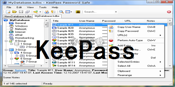 KeePass電腦端