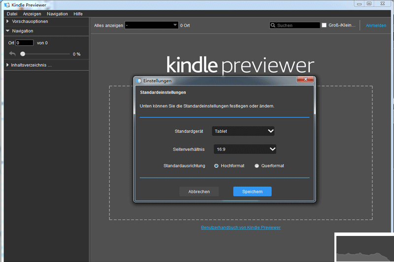 Kindle閱讀器(Kindle Previewer)