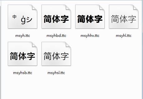 新微軟雅黑字體