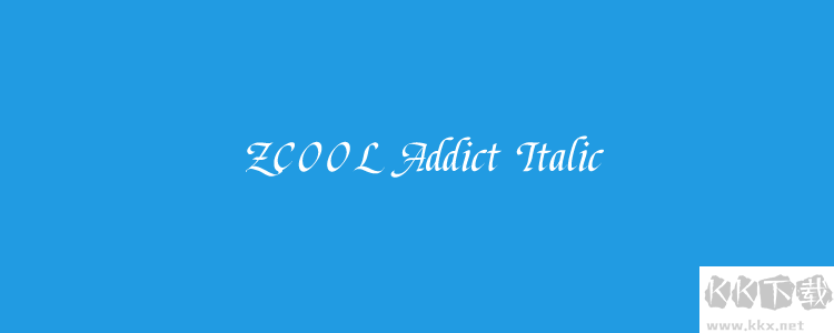ZCOOL Addict Italic