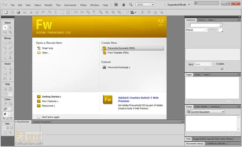 Adobe Fireworks CS6 版