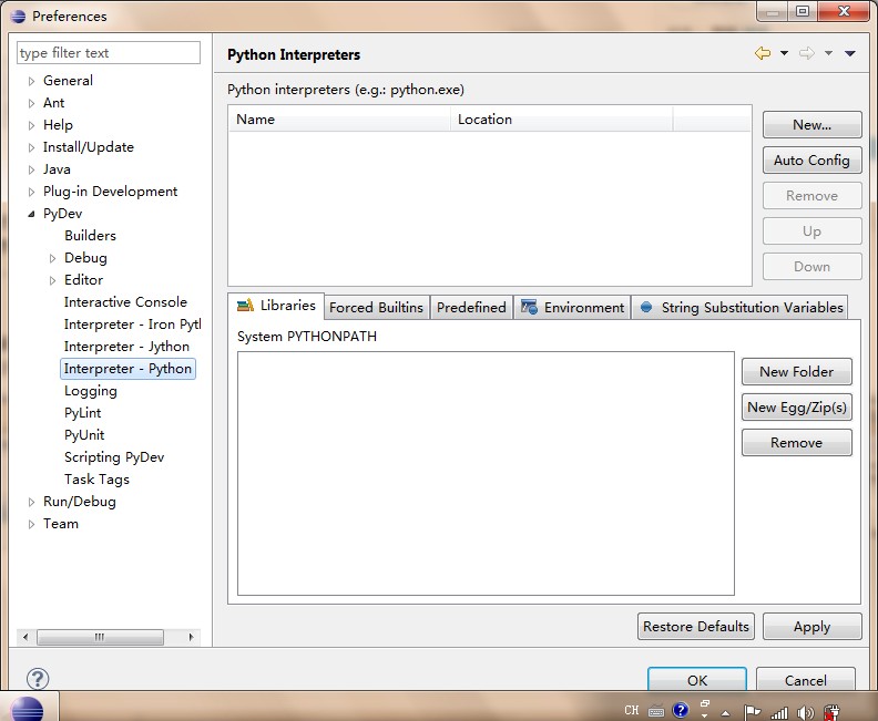 Eclipse中的Python插件（PyDev）6.0.0