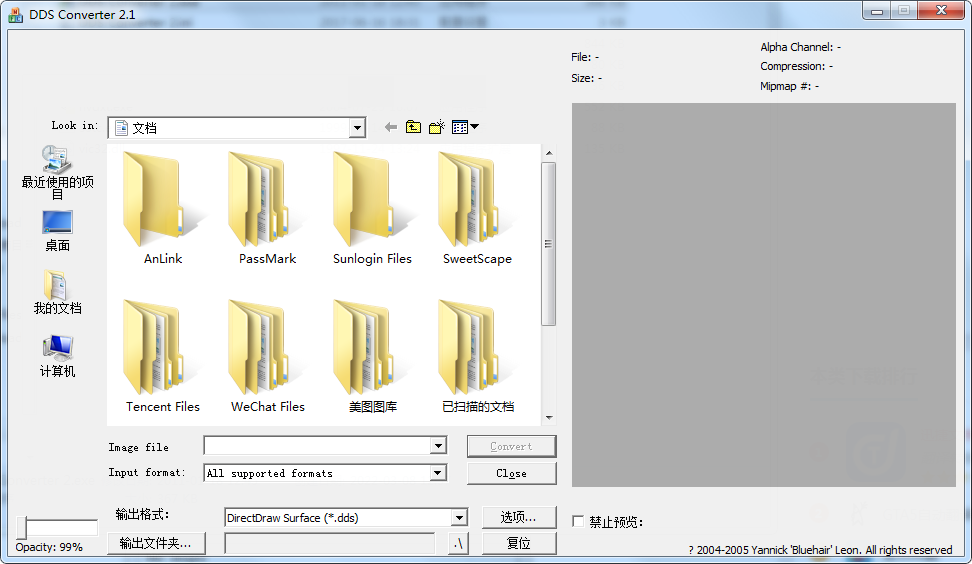 DDS Converter v2.1 (圖像轉(zhuǎn)換工具)