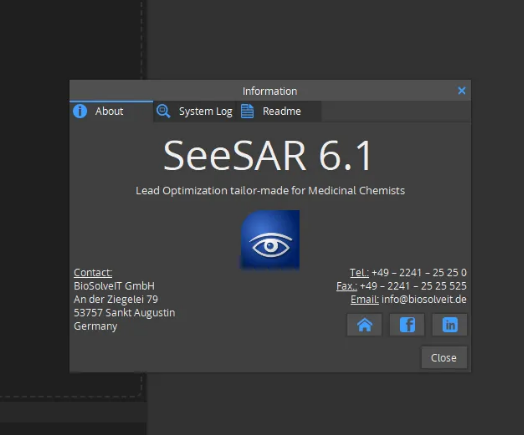 BioSolveIT SeeSAR Version 13.0.1