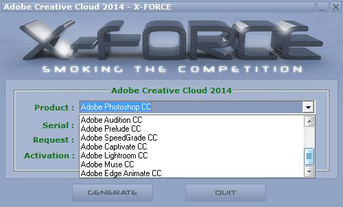 Adobe X-FORCE 注冊機(jī) 2023 綠色版