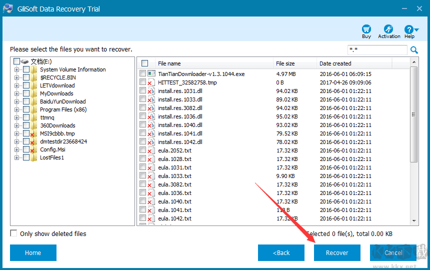 Gilisoft Data Recovery 功能