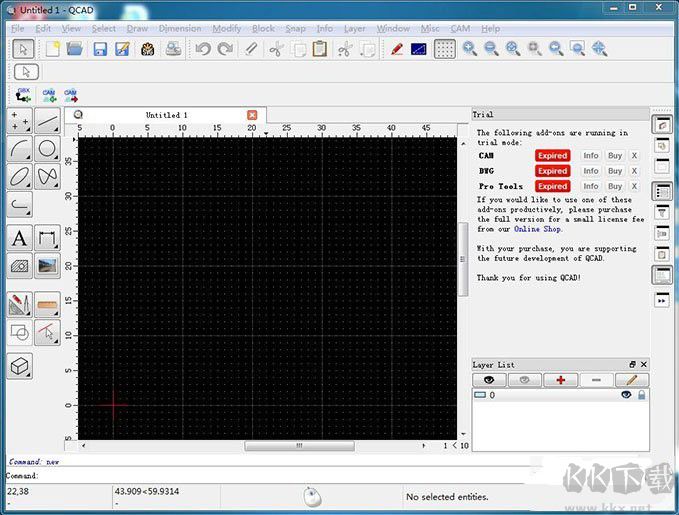 QCad v3.19.2 中文版下載