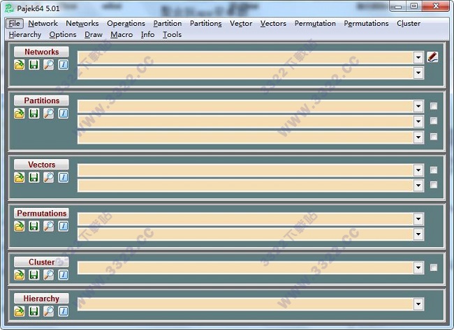 Pajek V5.0.1 網(wǎng)絡(luò)分析軟件綠色版