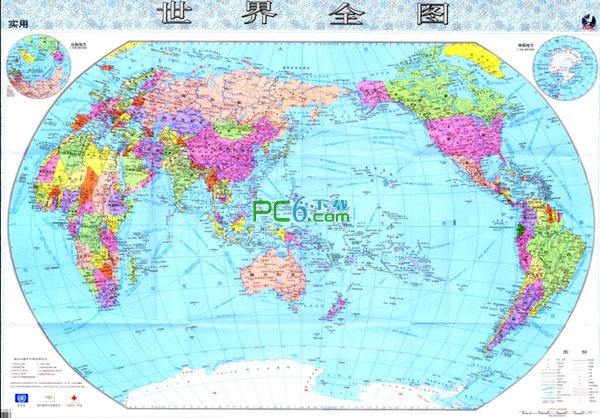 高清可放大的世界地圖