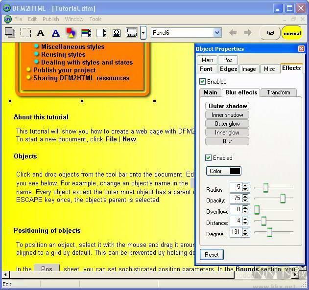 DFM2HTML V4.0 綠色版