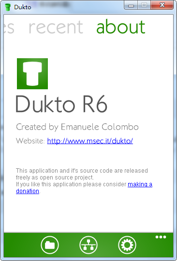 Dukto R6(局域網互傳軟件)