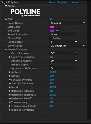 AE三維多邊形折線動(dòng)畫插件(Polyline) v1.2.0 免費(fèi)版