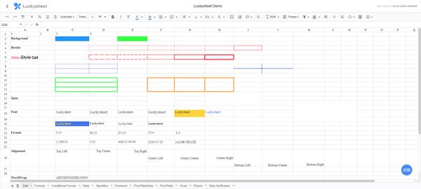 Luckysheet v2.1.12正式版